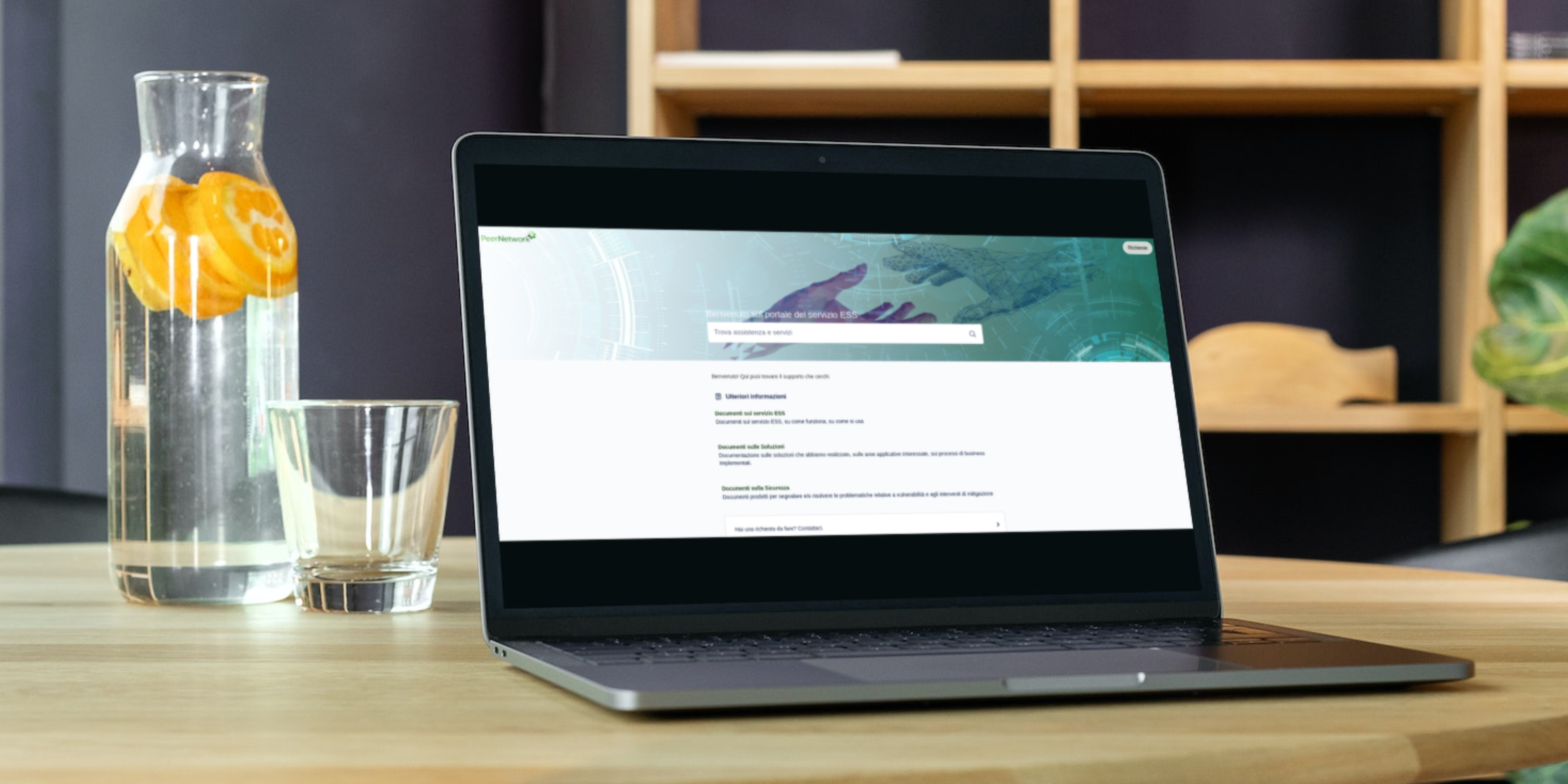 esi support portal su desktop<br />
